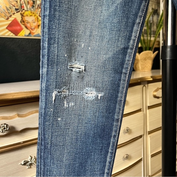 Moussy Vintage Howa Distressed Selvedge Jeans - Picture 10 of 16